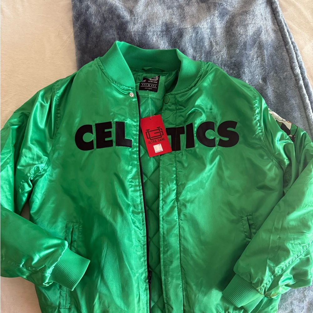 Green Celtics Bomber Jacket